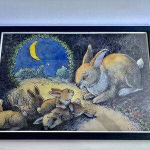 "If You Were My Bunny" Framed Print, 1990's